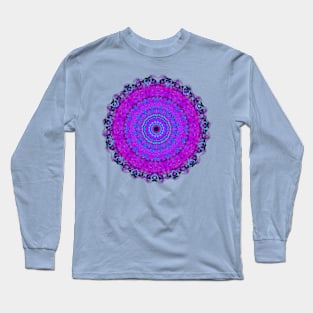 Purple Psyche Mandala Long Sleeve T-Shirt